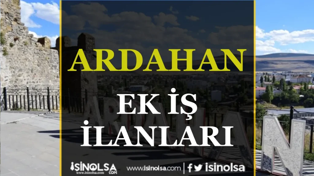 Ardahan is ilanlari