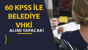 Sungu Belediyesi 60 KPSS İle VHKİ Alımı İlanı Yayımlandı!