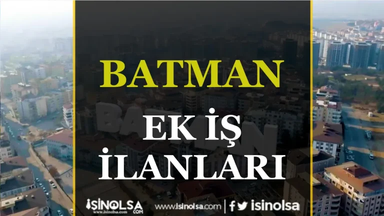 Batman is ilanlari