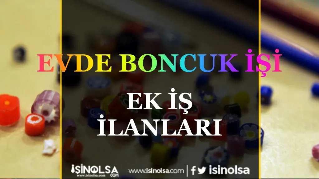 Evde boncuk işi