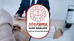 MEB 20 Sözleşmeli Güvenlik, Şoför, Temizlik Alımı Başvuru Ekranı Açıldı!