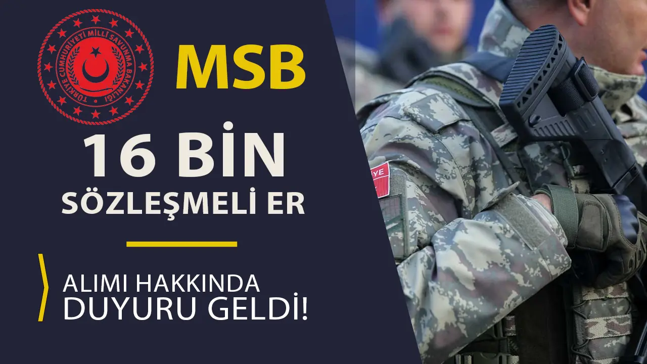 MSB sözleşmeli er