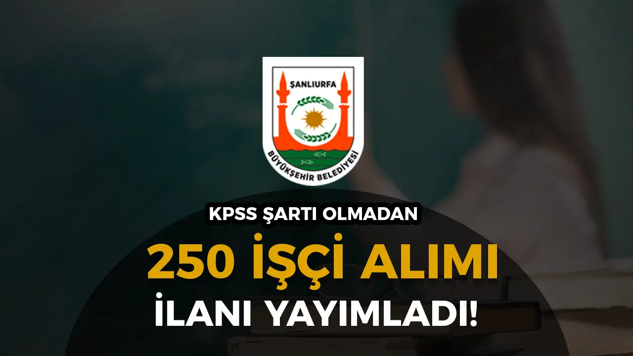 ŞANPER İŞÇİ ALIMI İLAnı