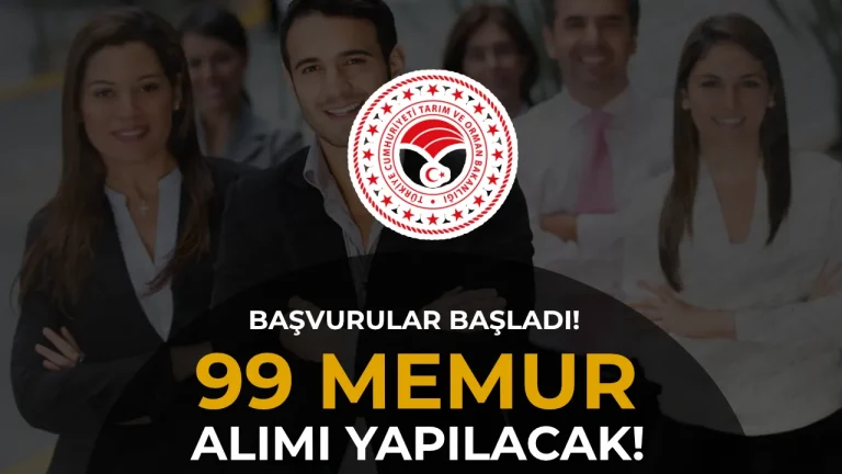 TARIM BAKANLIĞI memur alımı