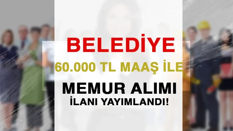 belediye memur alımı kontenjan