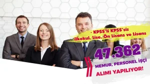 Kamuya 47.362 Memur Personel Alımı İlanları Ocak Ayı