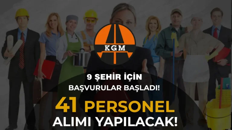 karayolları sözleşmeli personel alımı