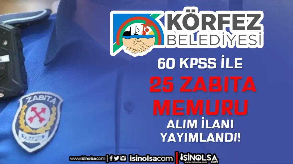 körfez belediyesi memur alımı