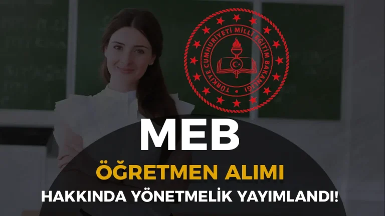 meb ogretmen alimi yonetmelik