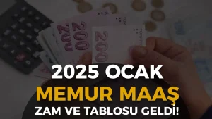 2025 Memur Maaşları Tablosu: Yeni Rakamlar Belli Oldu