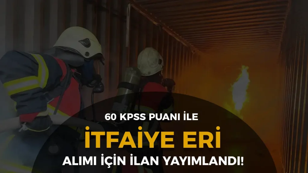 osmaniye belediysi itfaiye eri alımı