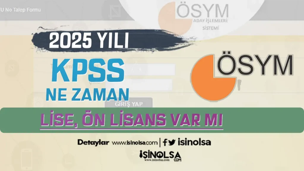 ösym 2025 yılı kpss