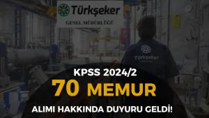 TÜRKŞEKER KPSS 2024/2 İle 70 Personel Alımı Belgeleri Açıklandı!