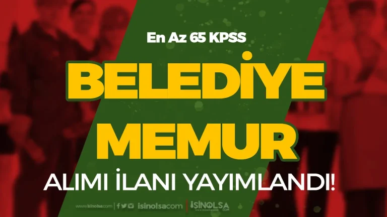 yenipazar belediyesi memur alimi