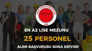 Yozgat Bozok Üniversitesi 25 Sözleşmeli Personel Alımı Başvurusu