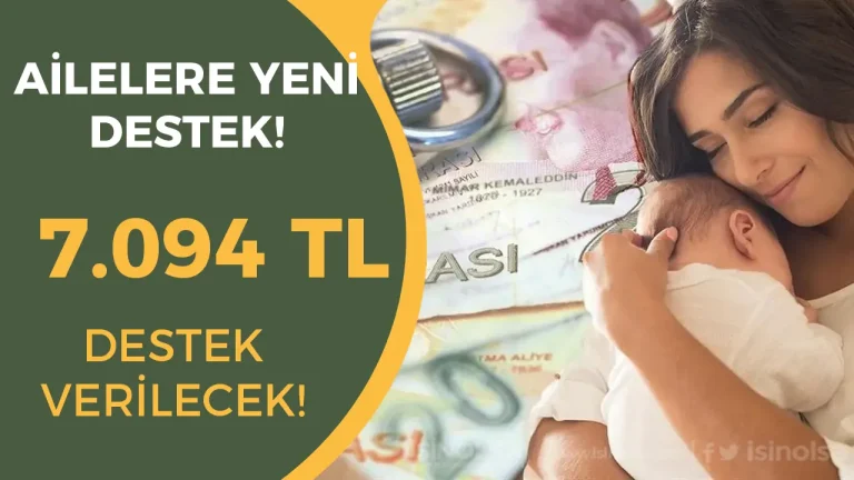 Aile Yılı Müjdesi: 1 Çocuğu Olanlara Aylık 7.094 TL Destek