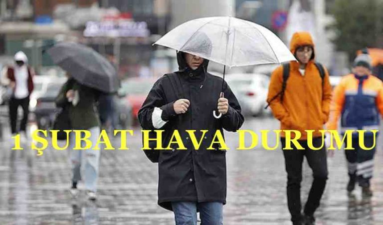 1 Şubat 2025 Hava Durumu: Yağışlı Bölgeler ve Uyarılar