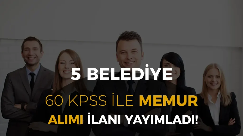 Erzincan Otlukbeli Belediyesi 60 KPSS İle Memur Alacak!