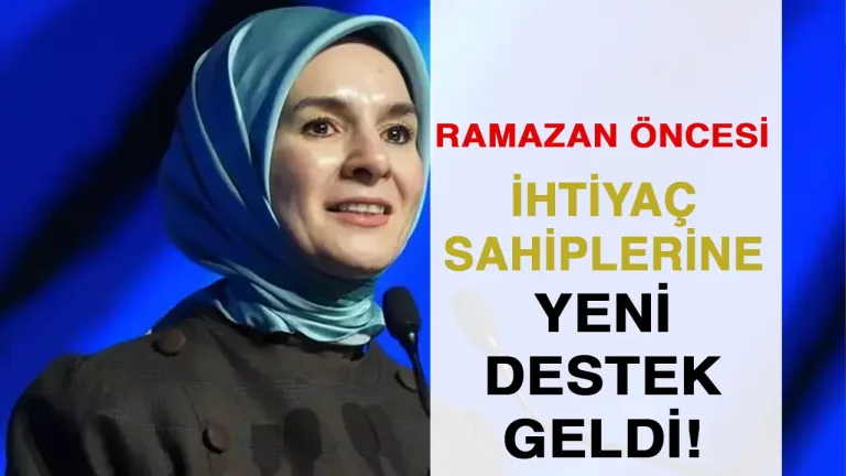 RAMAZAN ONCESI YENI DESTEK