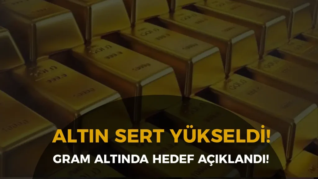 altin sert yukseldi