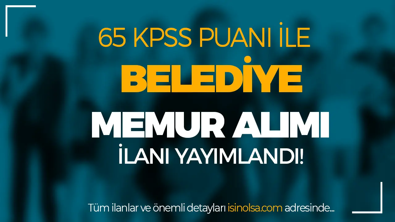 arsuz belediyesi memur alımı ilanı