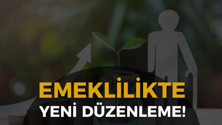 emeklilikte duzenleme