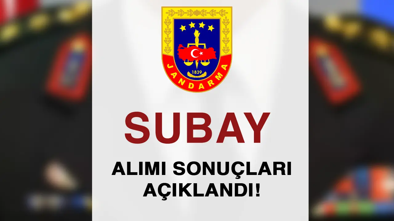 jandarma subay alımı sonuç duyurusu