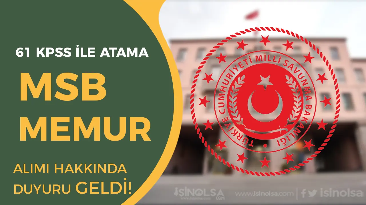 msb memur alımı sonuçları