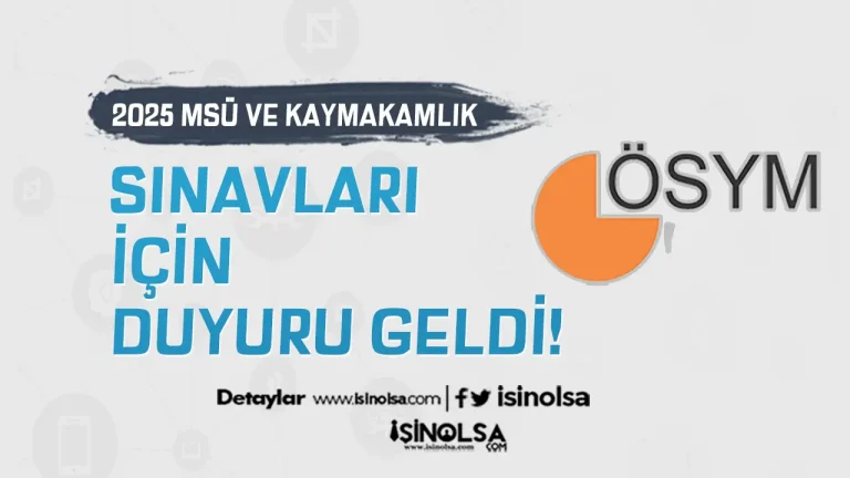 msü ve içişleri bakanlığı duyuru