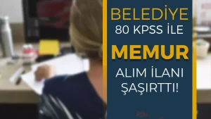 Belediye 80 KPSS Puanı İle Memur ( VHKİ ) Alım İlanı Yayımladı ( Pütürge Belediyesi )