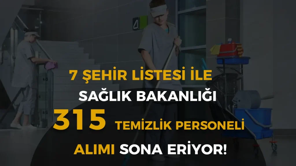 sağlık bakanlığı temizlik perosneli