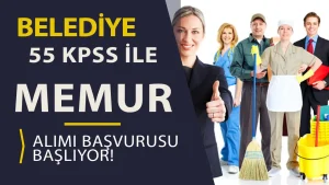 Belediye 55 KPSS İle Memur Alımı Başlıyor ( Turgutlu Belediyesi )