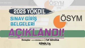 2025 YÖKDİL Sınav Giriş Belgeleri Açıklandı!