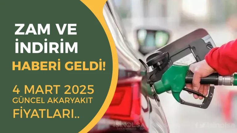 Benzine İndirim, Motorine Zam! 4 Mart 2025 Güncel Fiyatlar