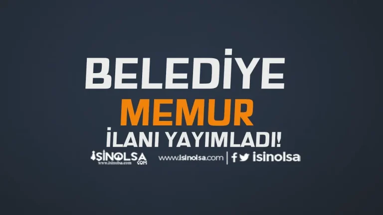 Belediye Memur Statüsünde Mühendis Alım İlanı Yayımladı ( Derinkuyu Belediyesi )