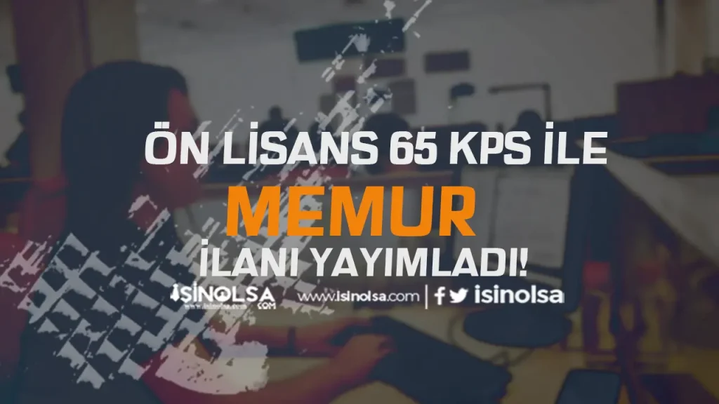 Şenpazar Belediyesi 65 KPSS ve Ön Lisans VHKİ Alımı Yapacak