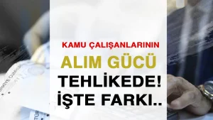 Kamu Çalışanlarının Alım Gücü Tehlikede! Enflasyon Farkı Şimdiden Oluştu