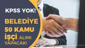 Siverek Belediyesi 50 Kamu İşçi Alımı İlanı Yayımlandı!